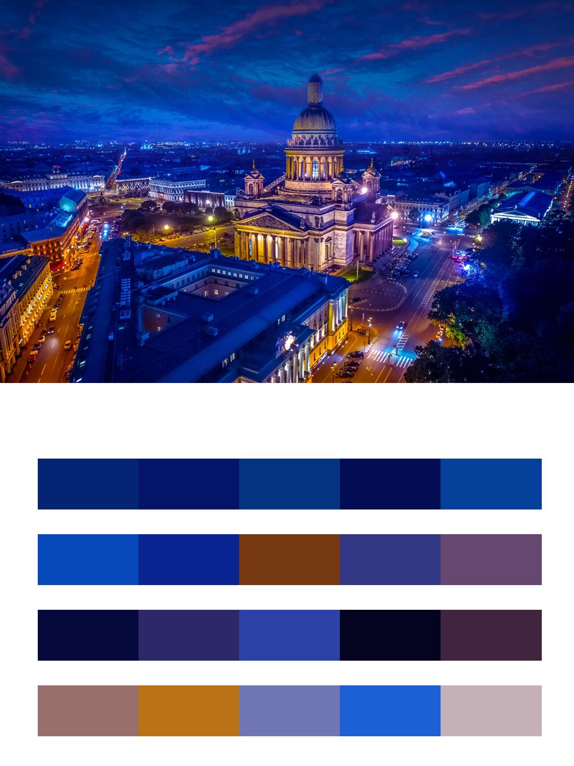 Соборы Санкт Петербурга цвета
